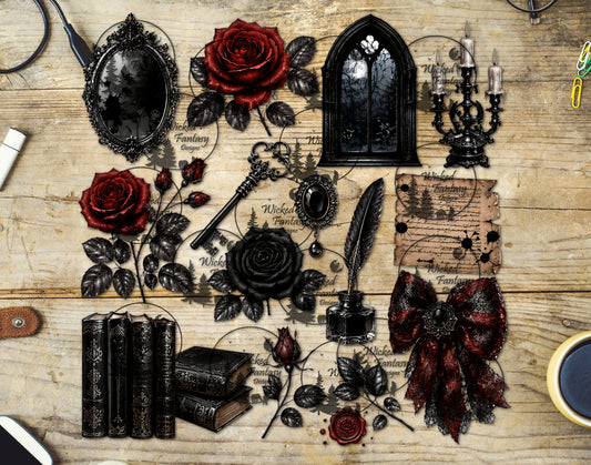 UVDTF Gothic Vanity Element Sheet