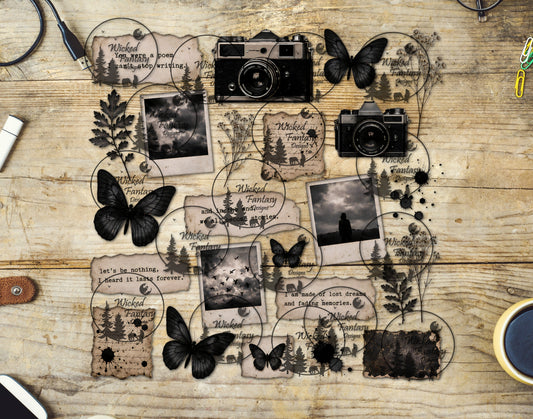 UVDTF Fading Memories 11x11" Element Sheet