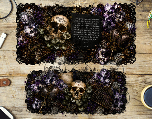 UVDTF Gothic Orchids 16oz 40oz Tumbler Wrap