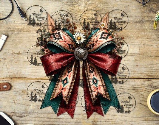 UVDTF Aztec Daisy Bow