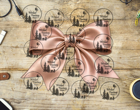 UVDTF Champagne Satin Bow