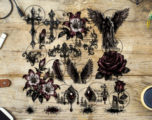 UVDTF Dark Angel Element Sheet
