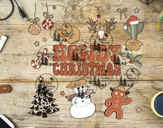 UVDTF Howdy Christmas 20oz 30oz 10"x10" Element