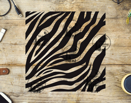 UVDTF Zebra Stripes 2.0 10x10"