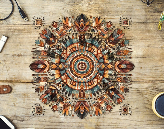 UVDTF Native Style Mandala