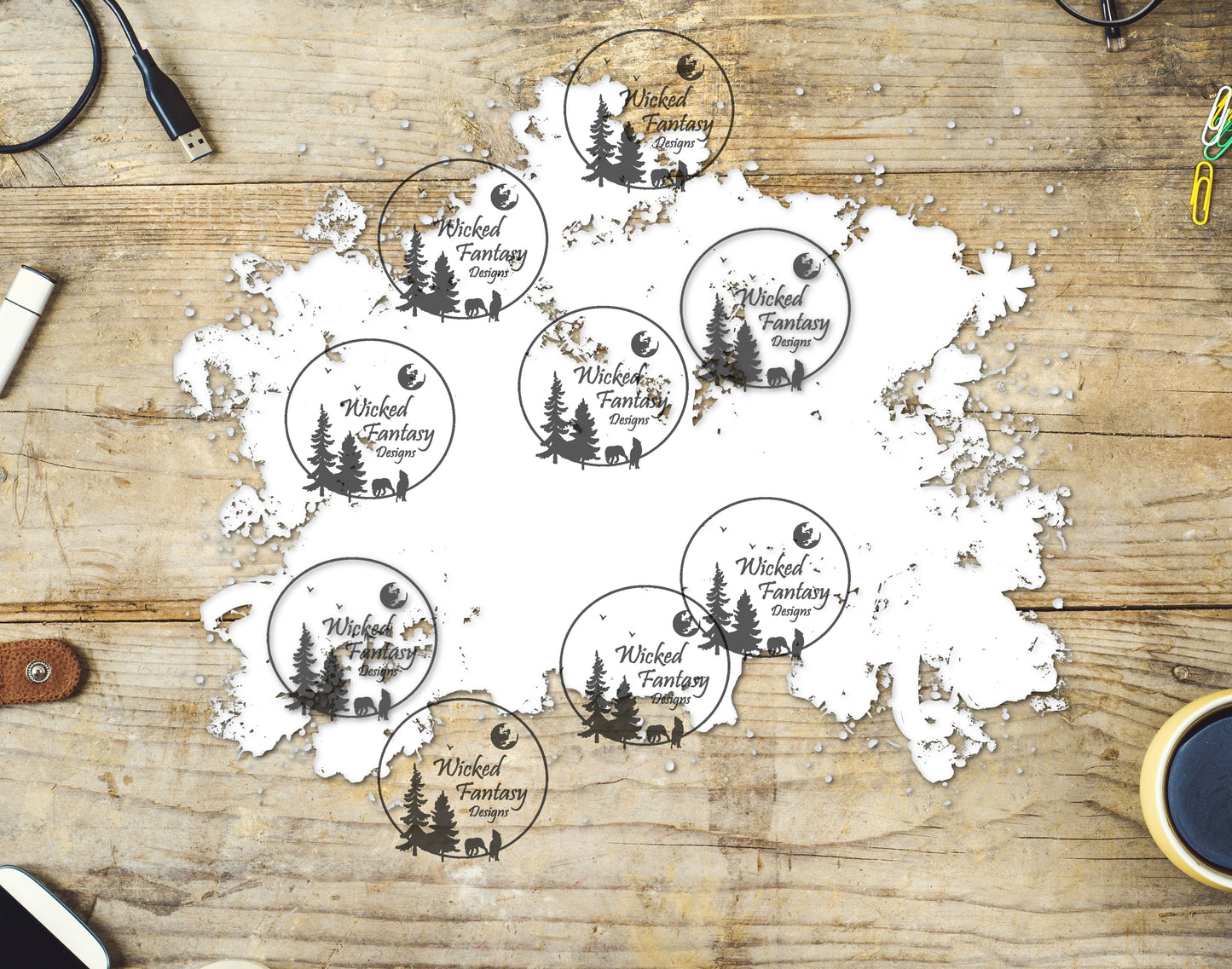 UVDTF White Spot Layering Element