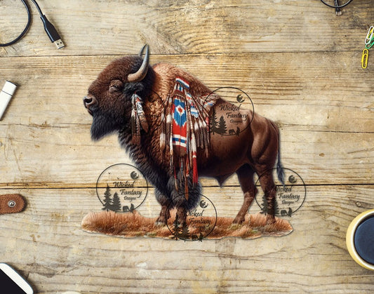 UVDTF Bison with Feathers