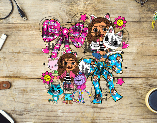 UVDTF Dollhouse Bows