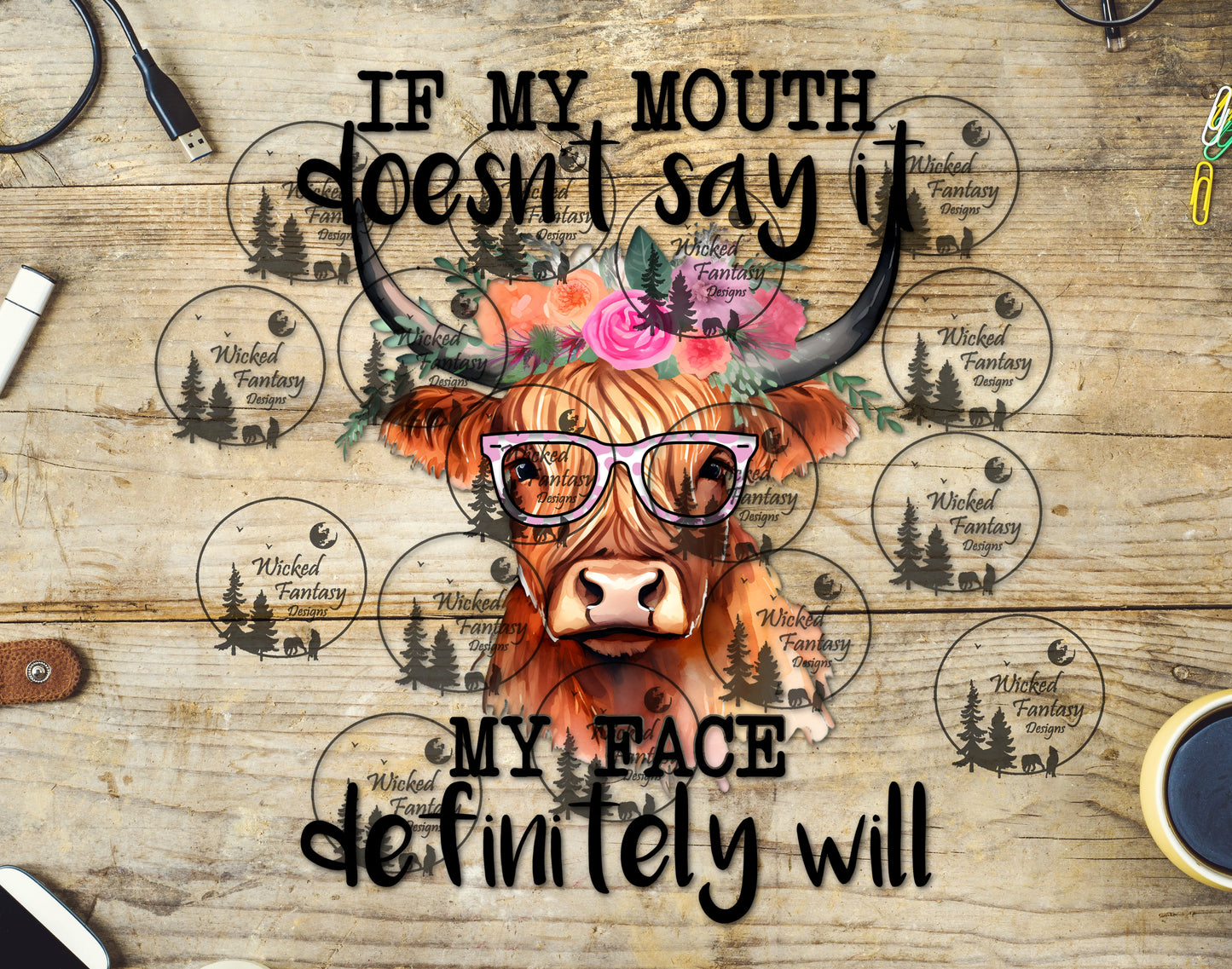 UVDTF If my mouth doesn't say it my face definitely will
