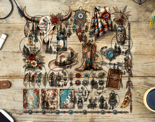 UVDTF Aztec Cowgirl Element Sheet