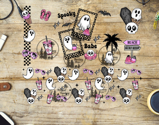 UVDTF Spooky Babe Beach 20oz 30oz 10"x10" Element