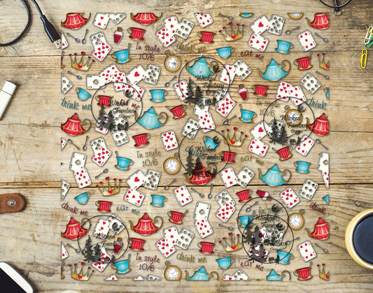 UVDTF Tea Party 20oz 30oz 10x10"