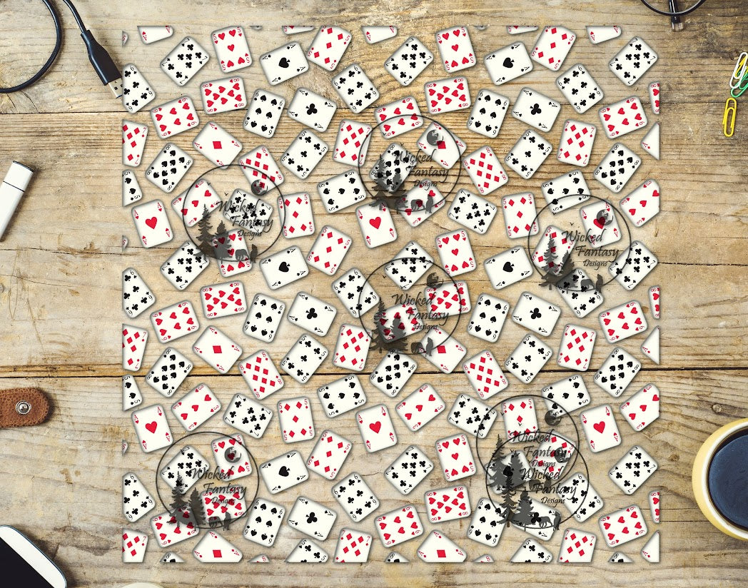 UVDTF Playing Cards 20oz 30oz 10"x10" Element