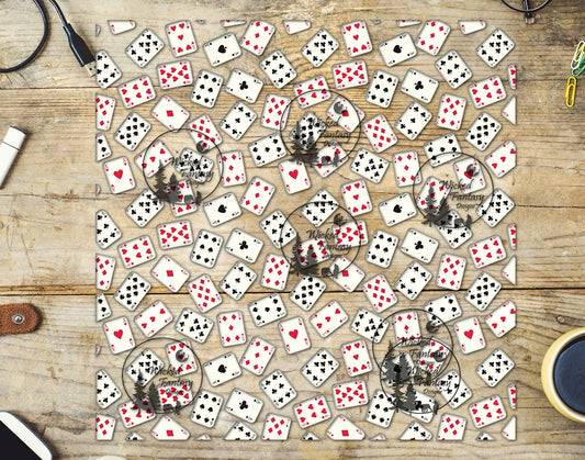 UVDTF Playing Cards 20oz 30oz 10"x10" Element