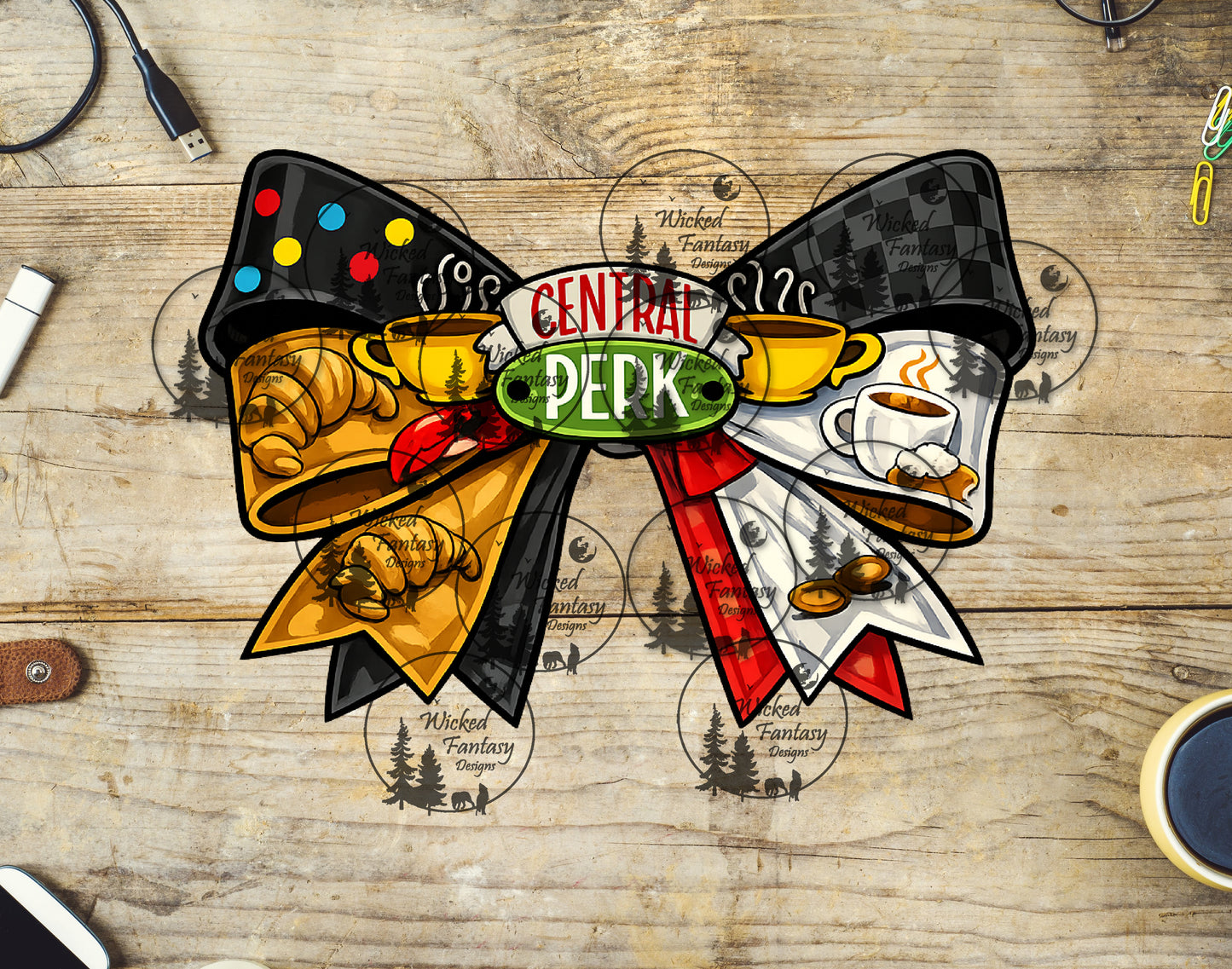 UVDTF Central Perks Bow