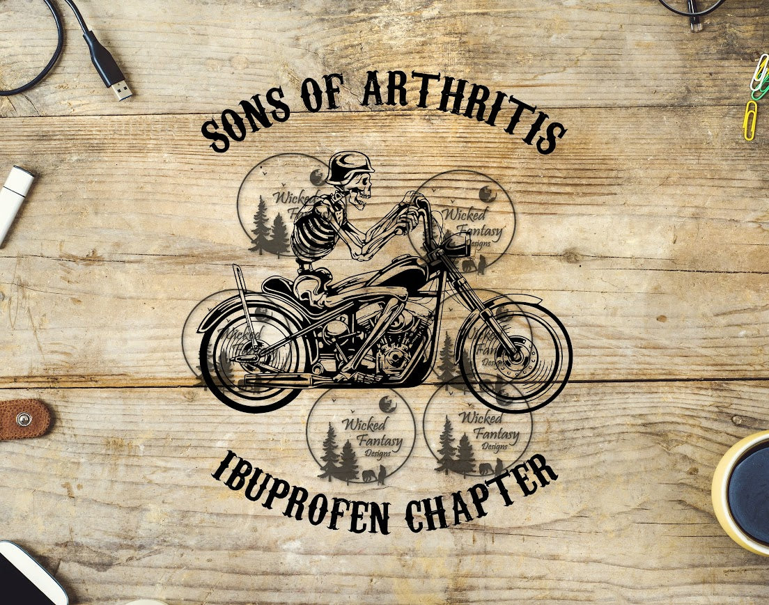 UVDTF Sons of Arthritis Motorcycle