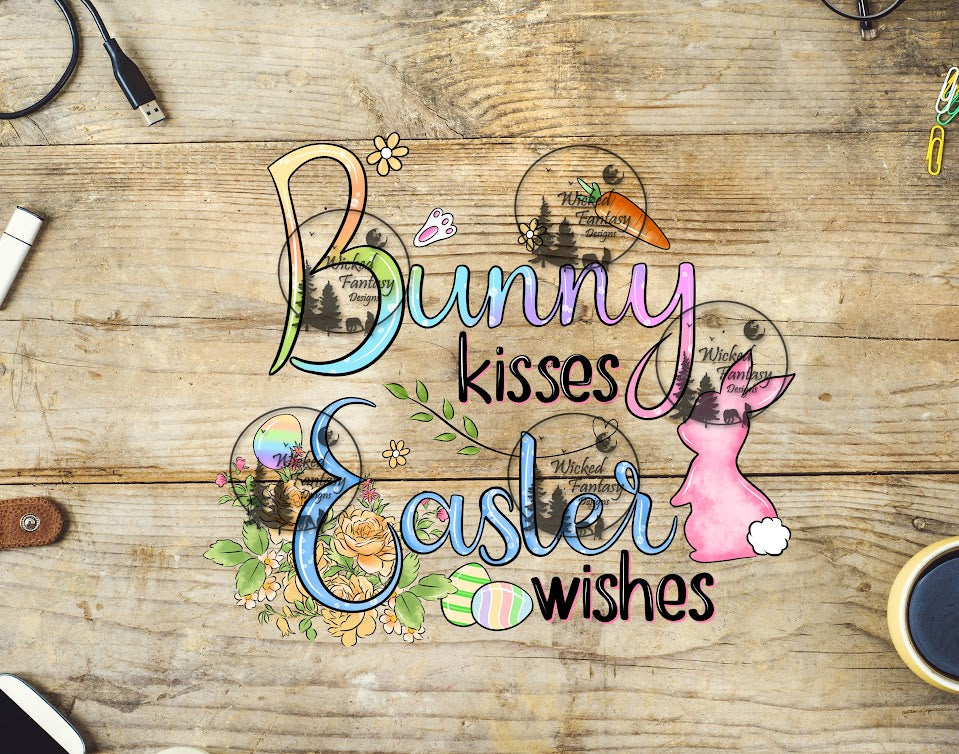 UVDFT Bunny kisses Easter Wishes