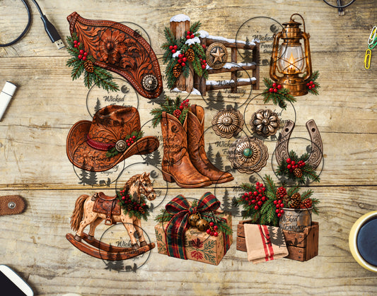 UVDTF Winter Cowboy Element Sheet