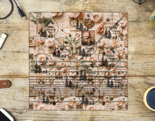 UVDTF Dream on Little Dreamer 20oz 30oz 10"x10" Triangles and Striping Element Sheet