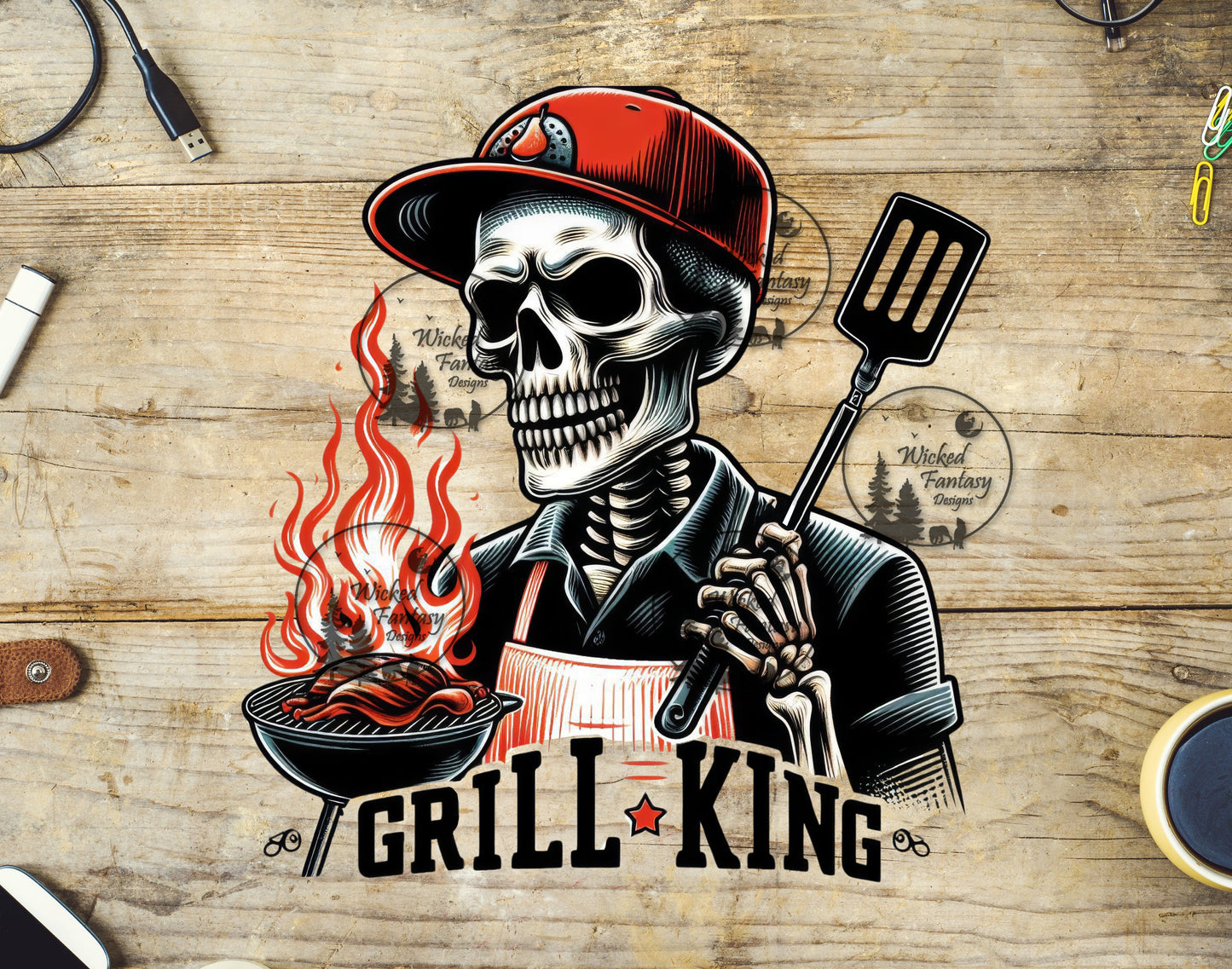 UVDTF Grill King