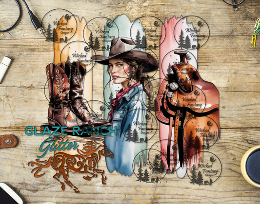 UVDTF Cowgirl Brushstrokes