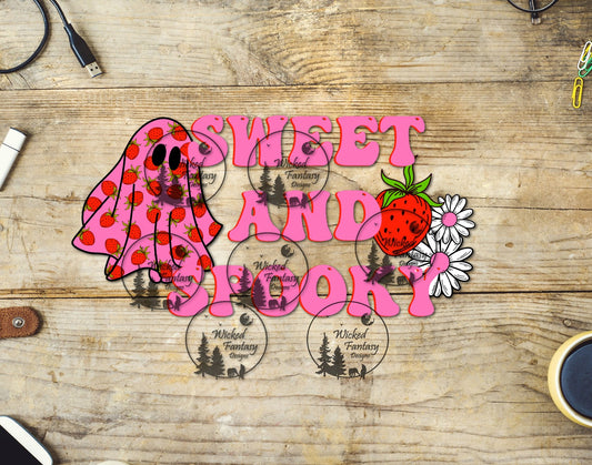 UVDTF Sweet and Spooky Strawberry Ghost