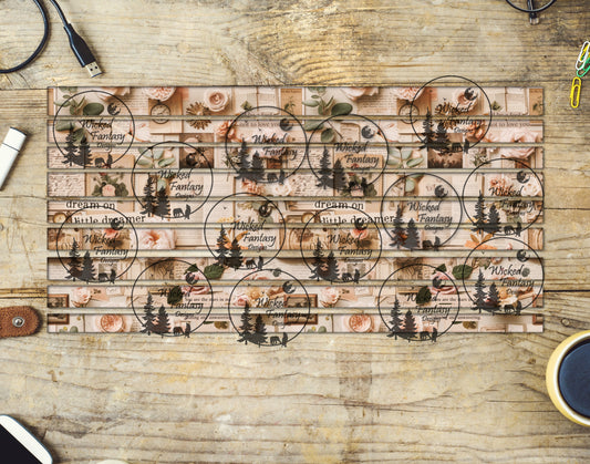 UVDTF Dream on Little Dreamer 6x12" Striping element