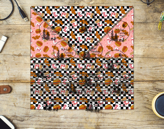 UVDTF Chick Restaurant 20oz 30oz 10"x10" Triangles and Striping Element Sheet