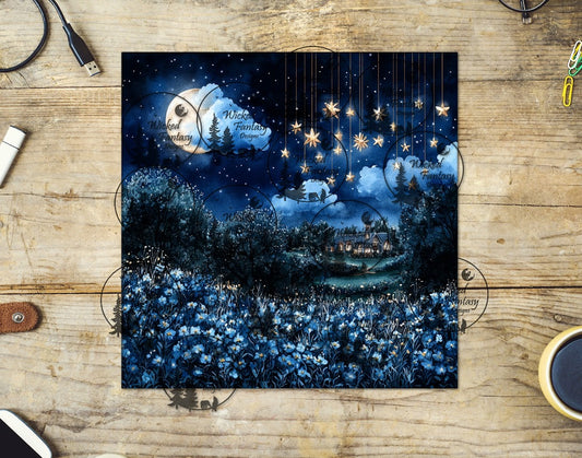 UVDTF Starlit Night Scene