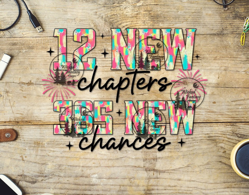 UVDTF 12 New Chapters 365 new Chances (Cow Print)