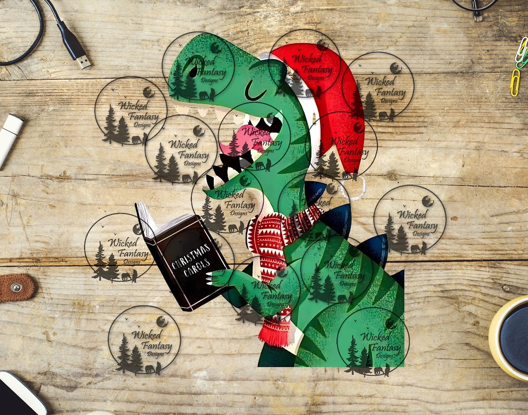 UVDTF Christmas Carols Dino