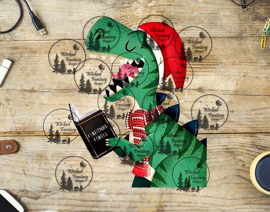UVDTF Christmas Carols Dino