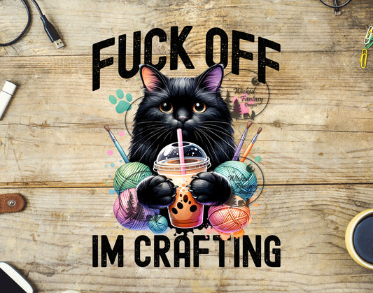UVDTF F* Off I'm Crafting Black Cat