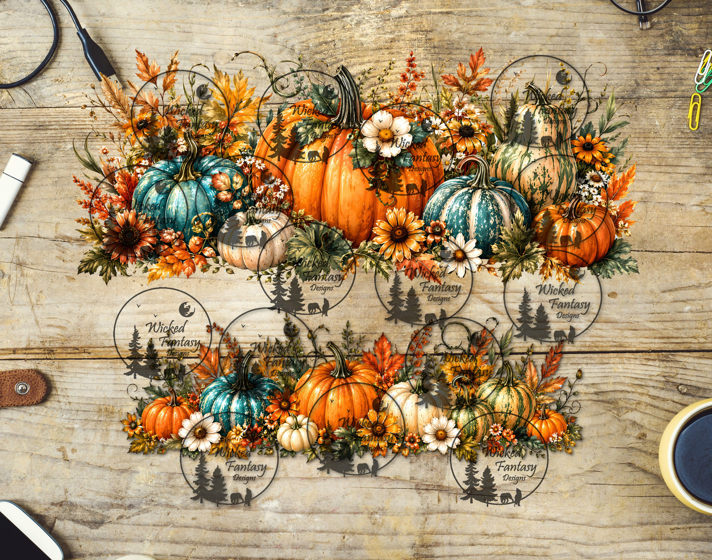 UVDTF Pumpkins and Gourds 40oz 16oz