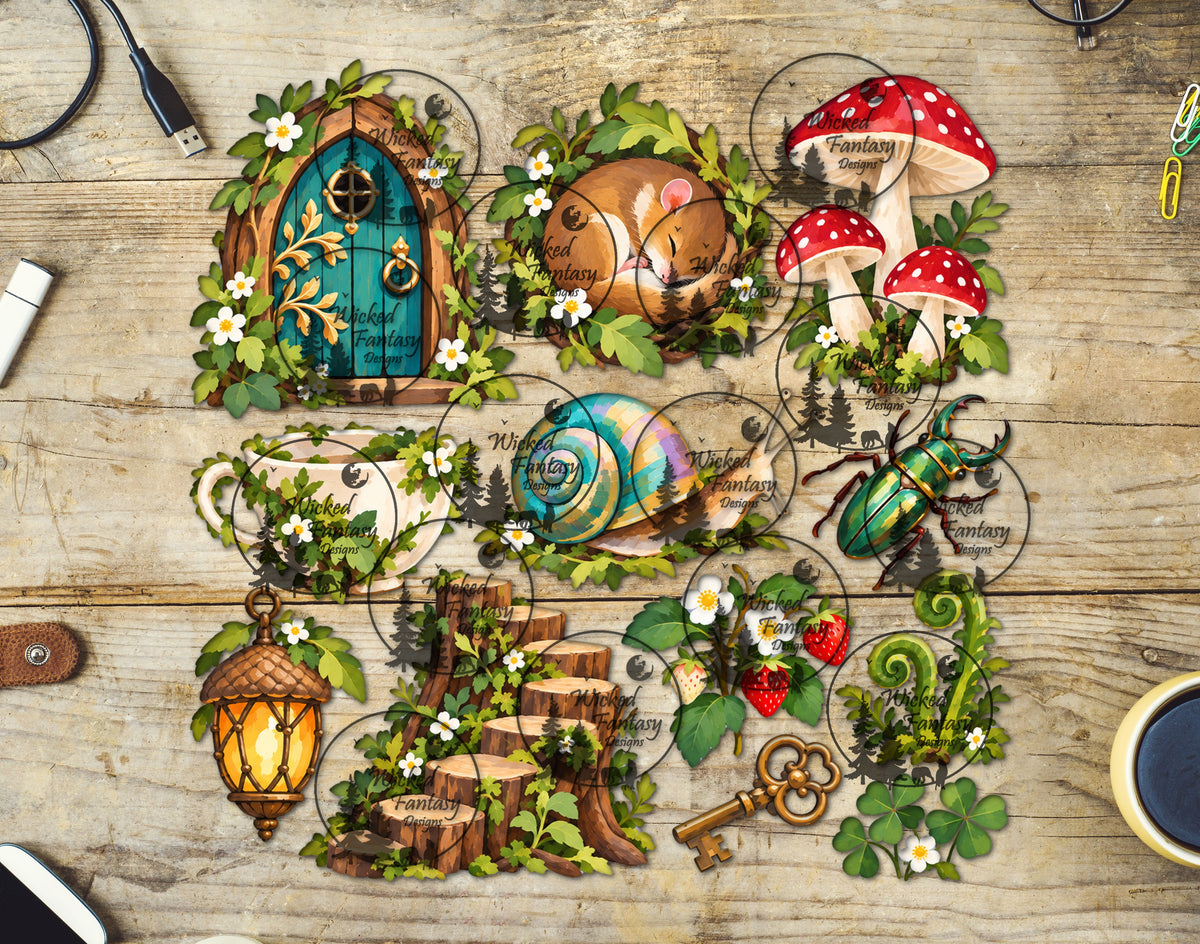UVDTF Fairy Garden Element Sheet