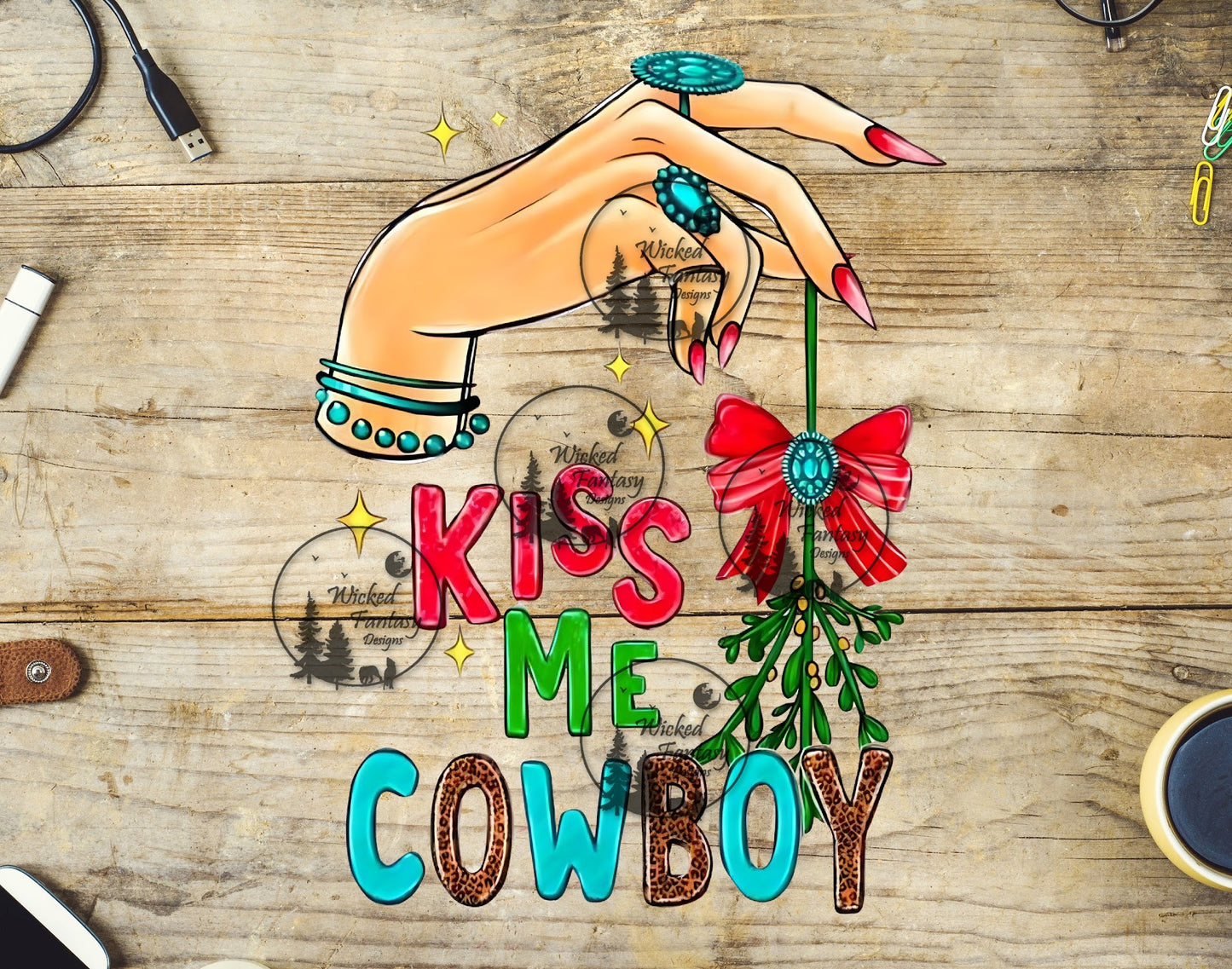 UVDTF Kiss Me Cowboy