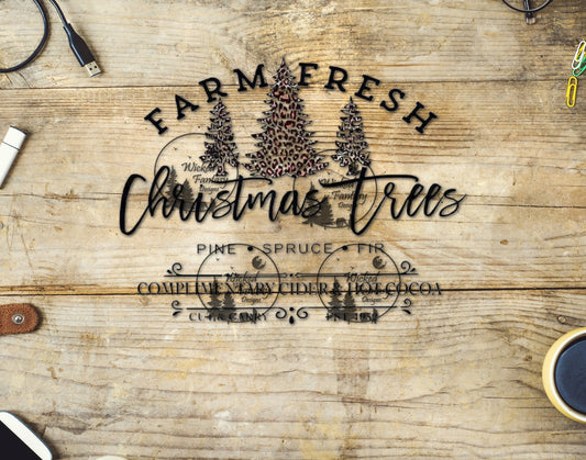 UVDTF Farm Fresh Christmas Trees