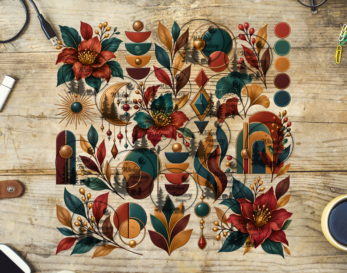 UVDTF Modern Lilies Element Sheet