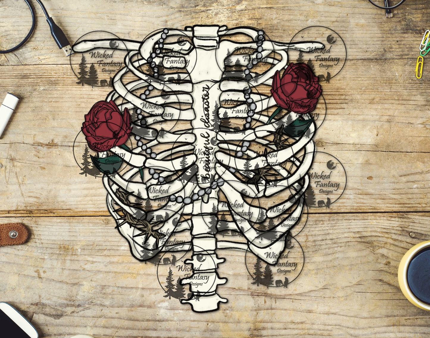 UVDTF Beautiful Disaster Skeleton