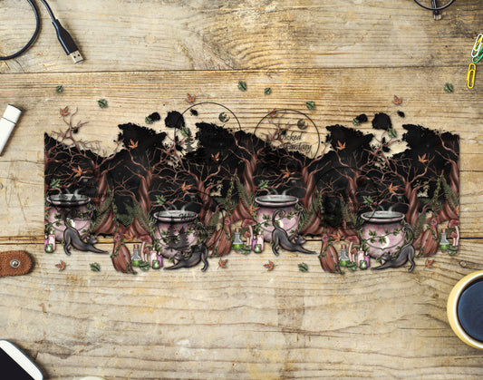 UVDTF Cauldron and Black Cats Border Element 12"