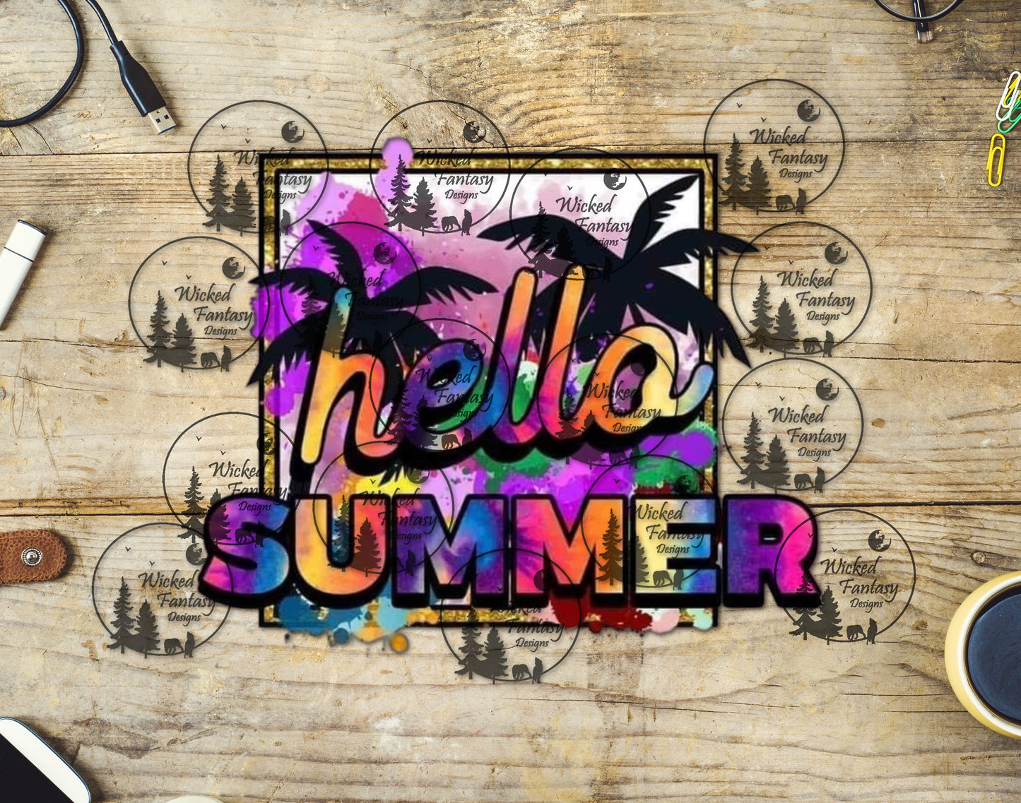 UVDTF Hello Summer Neon Beach