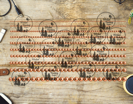 UVDTF Copper Beads 6x12" Striping