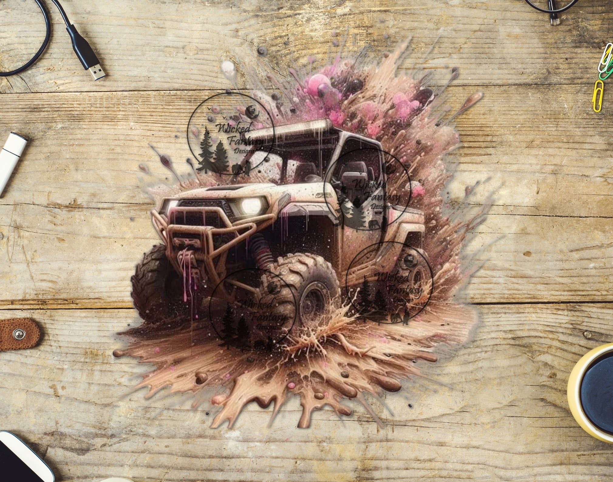 UVDTF UTV SXS Mudding โ Wicked Fantasy Designs