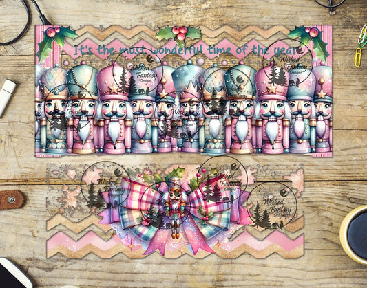 UVDTF Most Wonderful Time Nutcracker 16oz 40oz Tumbler Wrap