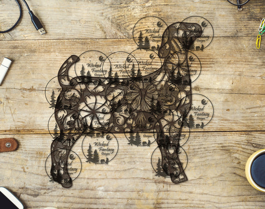 UVDTF Tooled Leather Goat