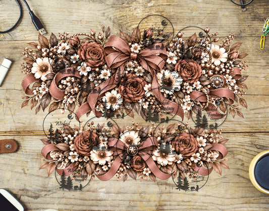 UVDTF Coquette Neutrals Bow 40oz 16oz