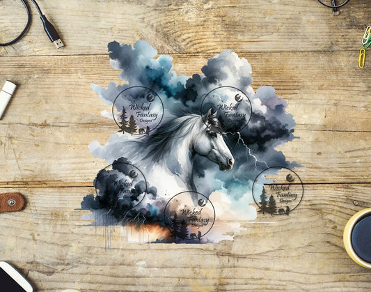 UVDTF Horse in the Clouds Thunderstorm
