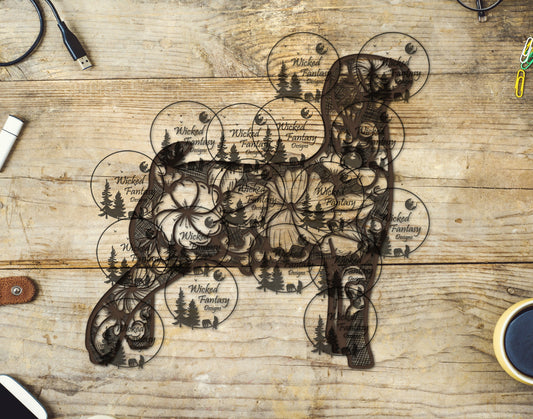 UVDTF Tooled Leather Sheep