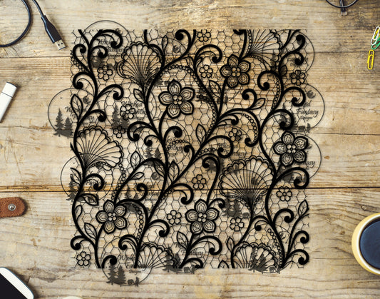 UVDTF Arabesque Garden Lace 20oz 30oz 10"x10"