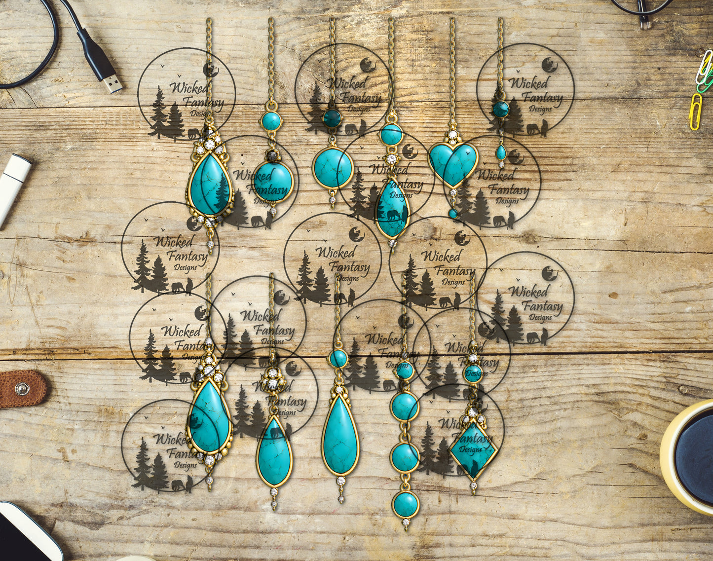 UVDTF Turquoise Bangles